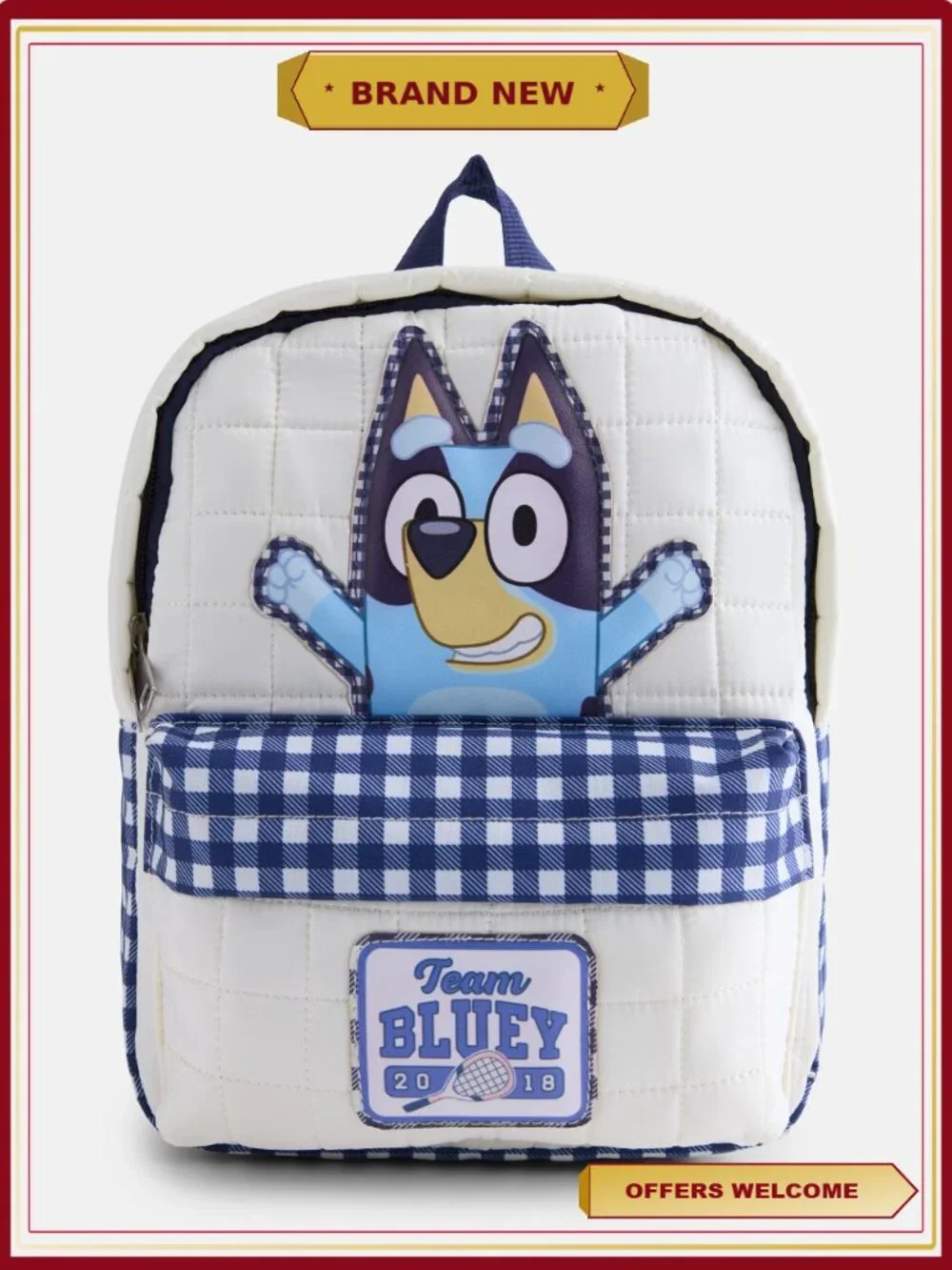 Kids Mini Quilted Backpack 10 inch